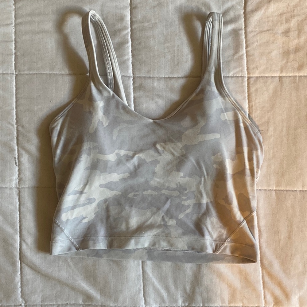 White Camo Lululemon Align Tank